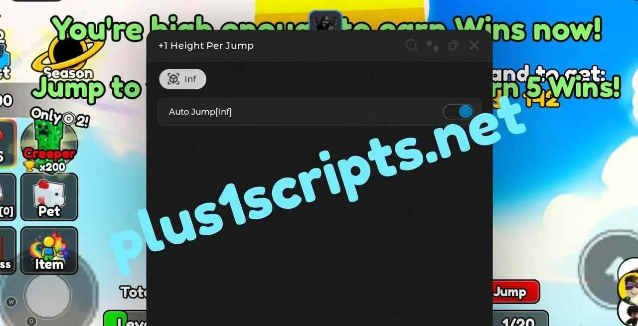 +1 Height Per Jump Scripts Scripts