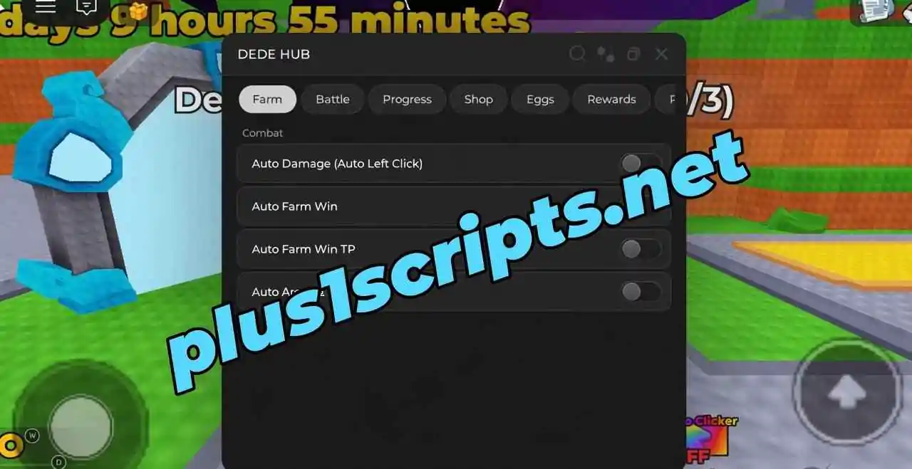 +1 Muscle Evolution Script | Dede Hub | Auto Farm Win