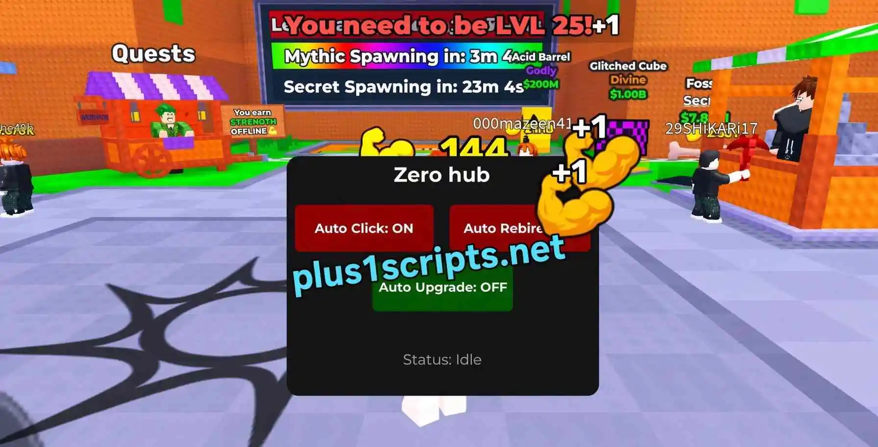 +1 Mine Per Click Script | Zero Hub [No Key] | Auto Click
