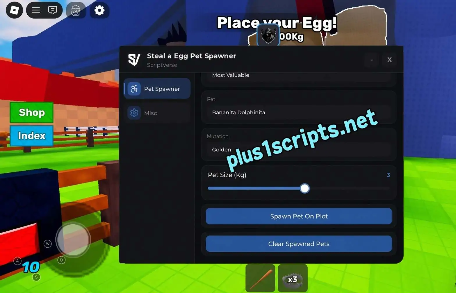 Steal An Egg Script | SV Hub | Pet Spawner