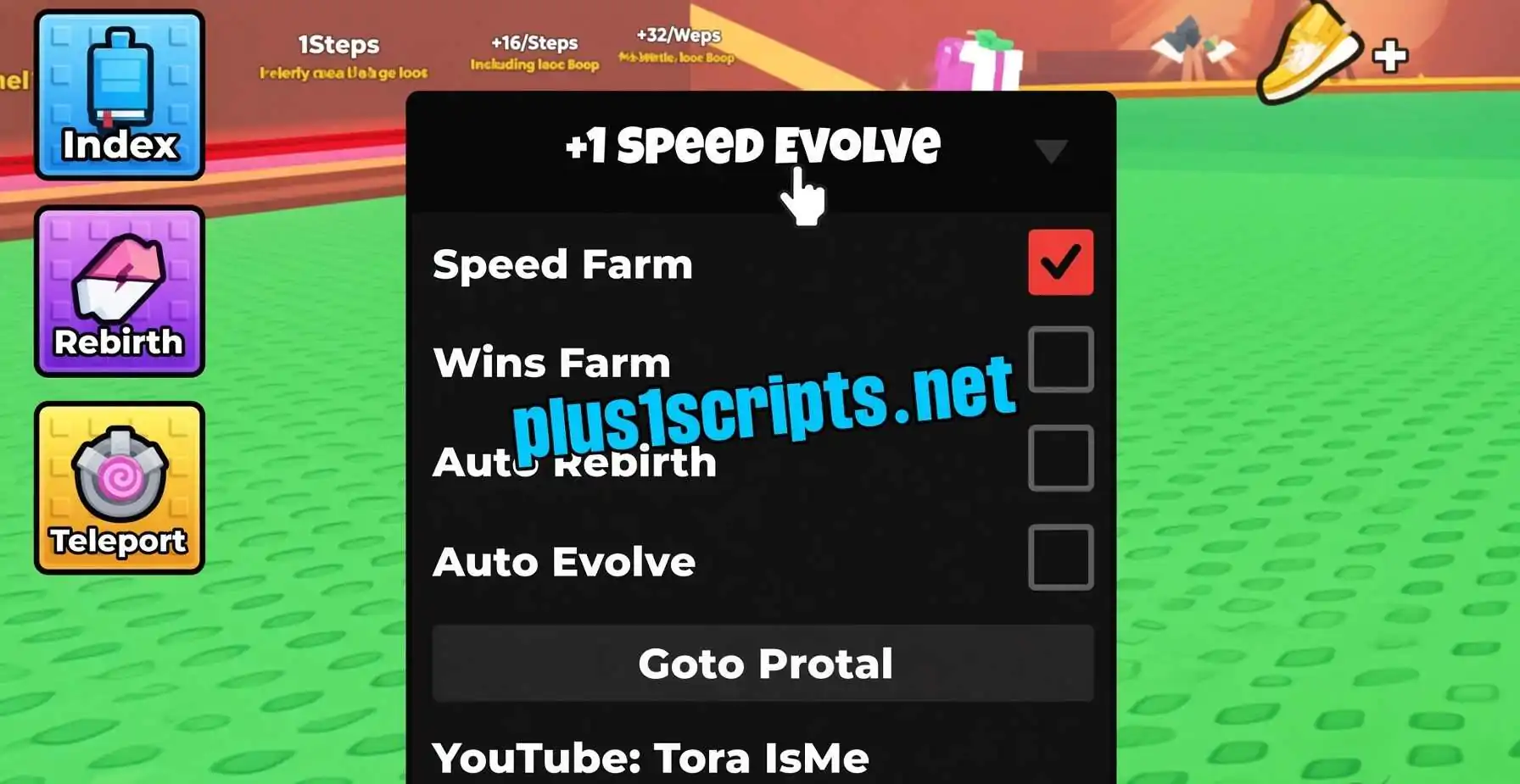 +1 Speed Evolve Scripts Scripts