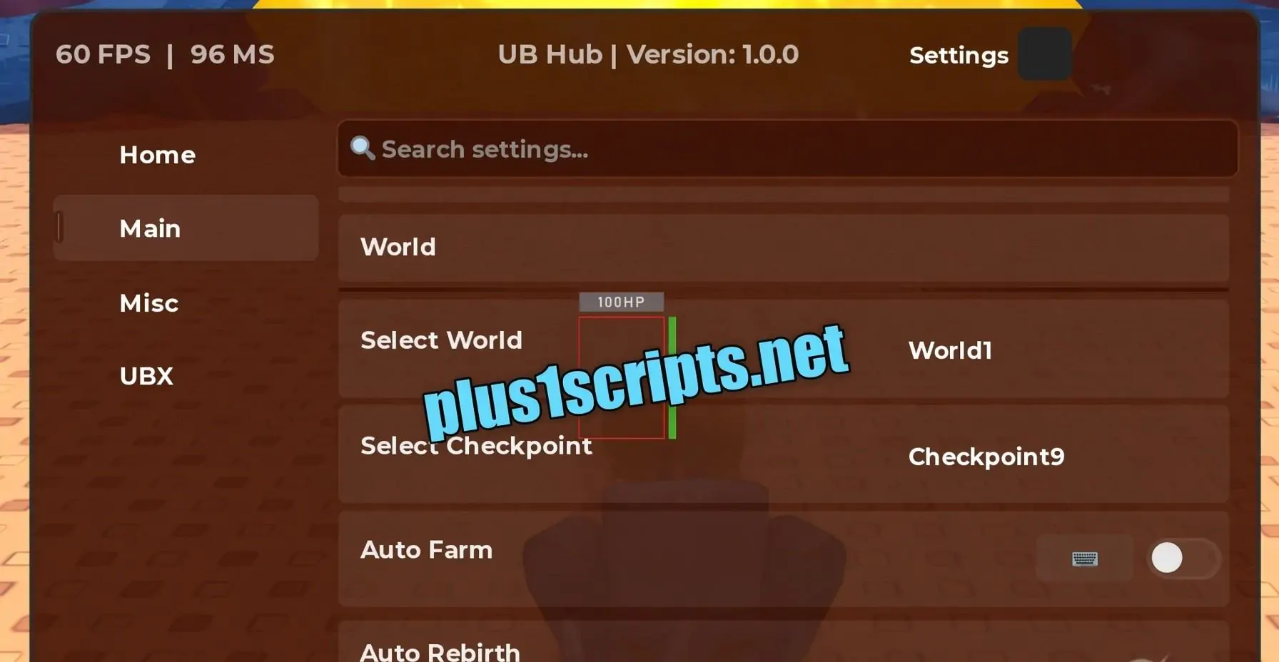 +1 Speed Monkey Escape Script | UB Hub | Auto Farm, Auto Rebirth and More