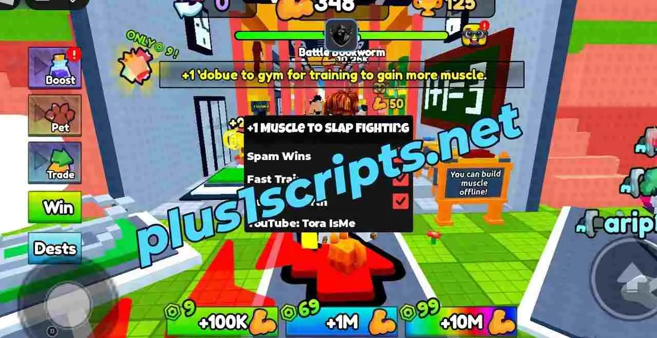 +1 Muscle to Slap Fighting Scripts Scripts