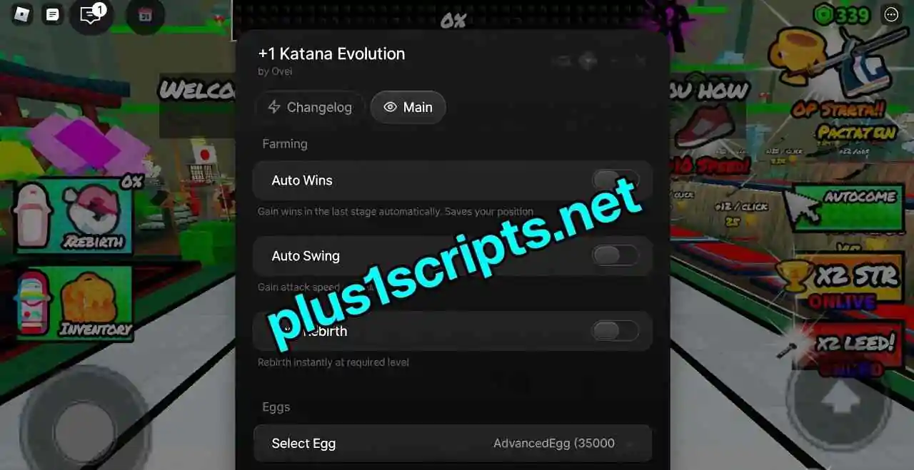 +1 Katana Evolution Script | Ovei Hub | Auto Wins