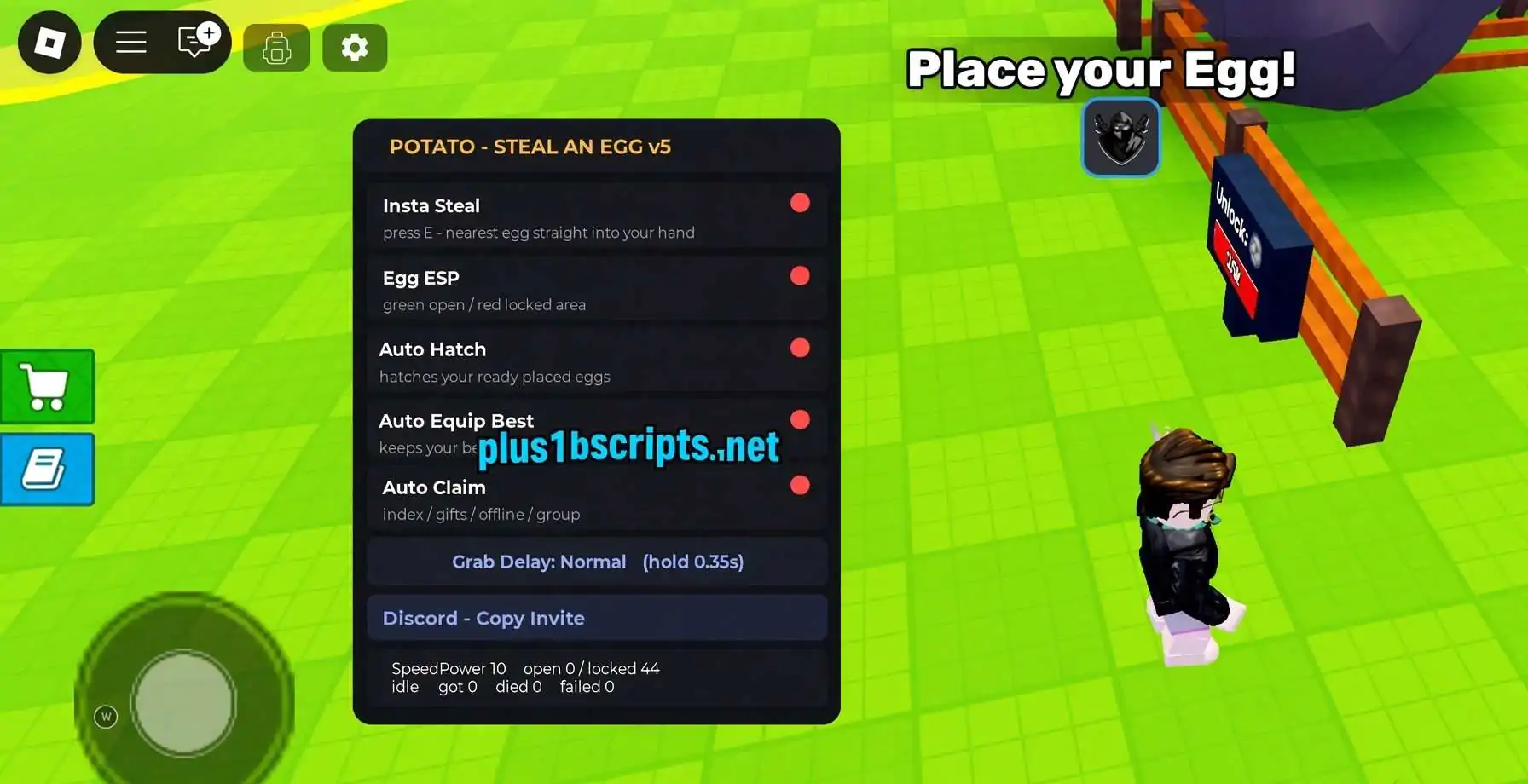 Steal An Egg Script | Potato Hub [No Key] | Instant Steal
