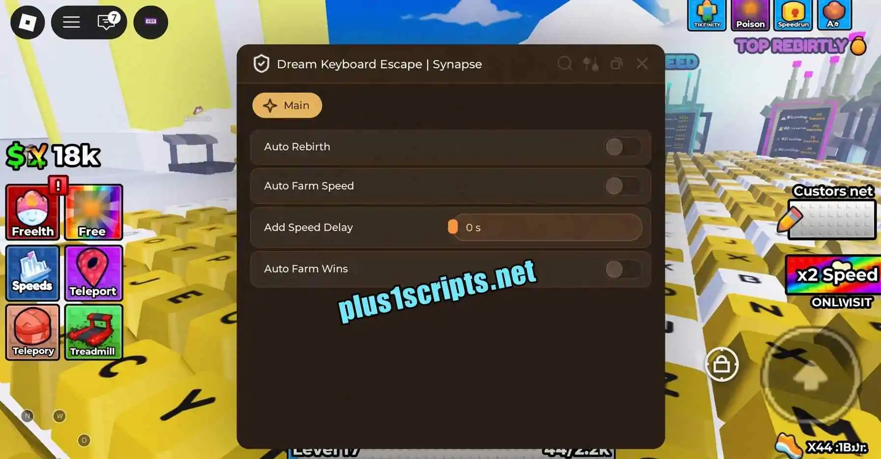 Dream Keyboard Escape Scripts Scripts
