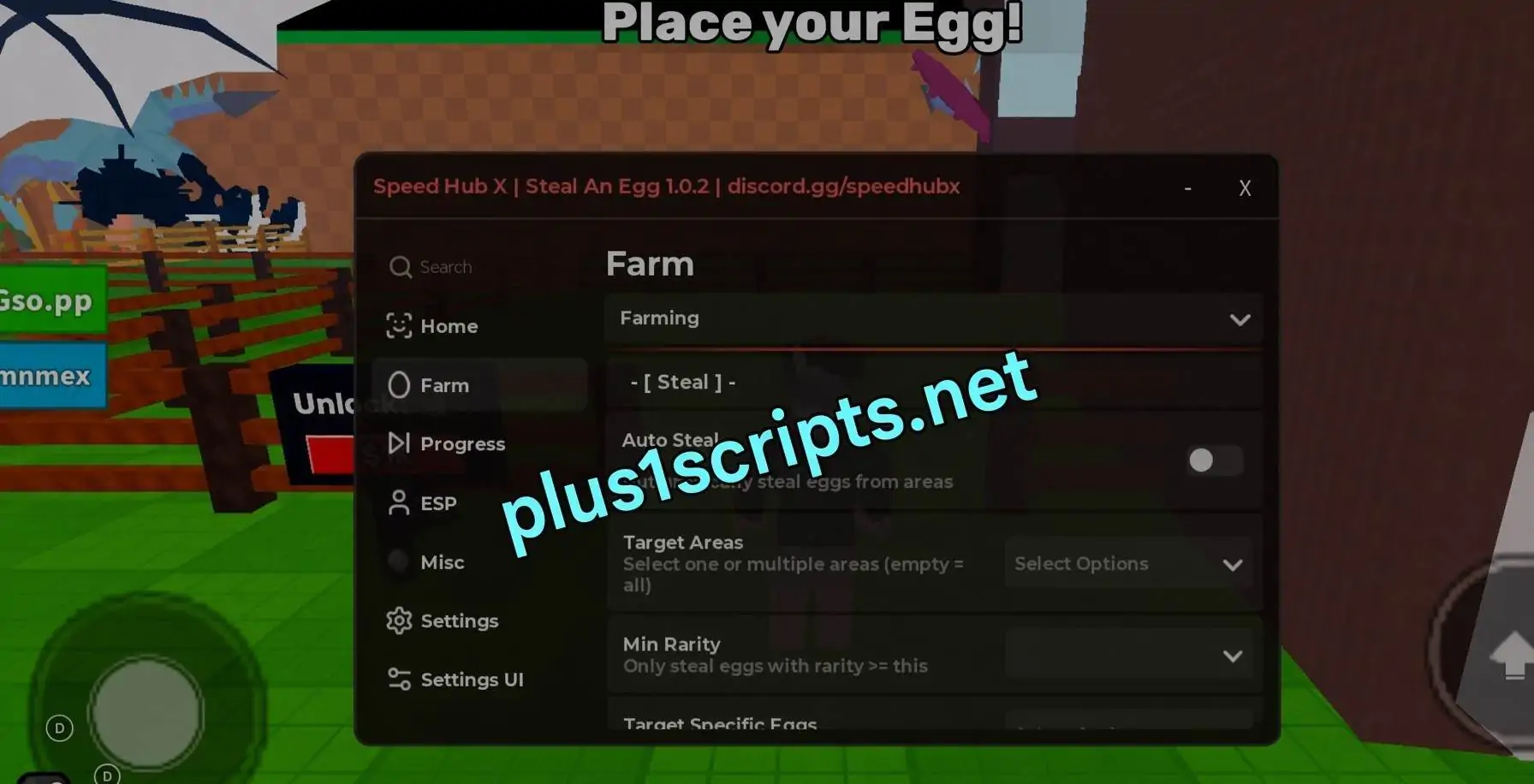 Steal An Egg Script | Speed X Hub | Auto Steal, ESP Eggs