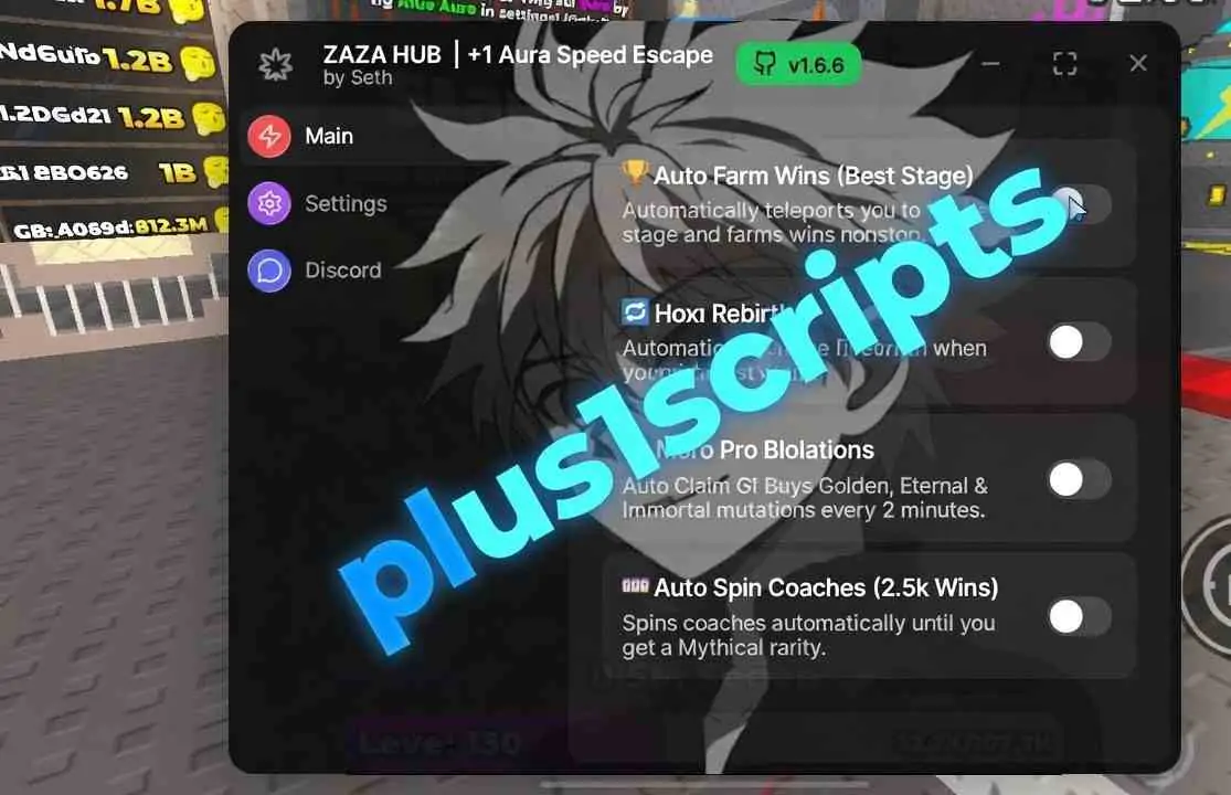 +1 Aura Speed Escape Scripts Scripts