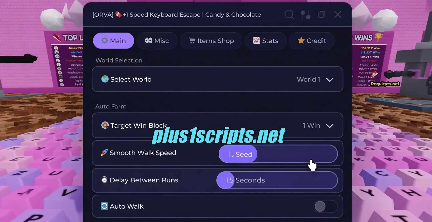 +1 Speed Keyboard Escape Script | ORVA Hub | AUTO FARM