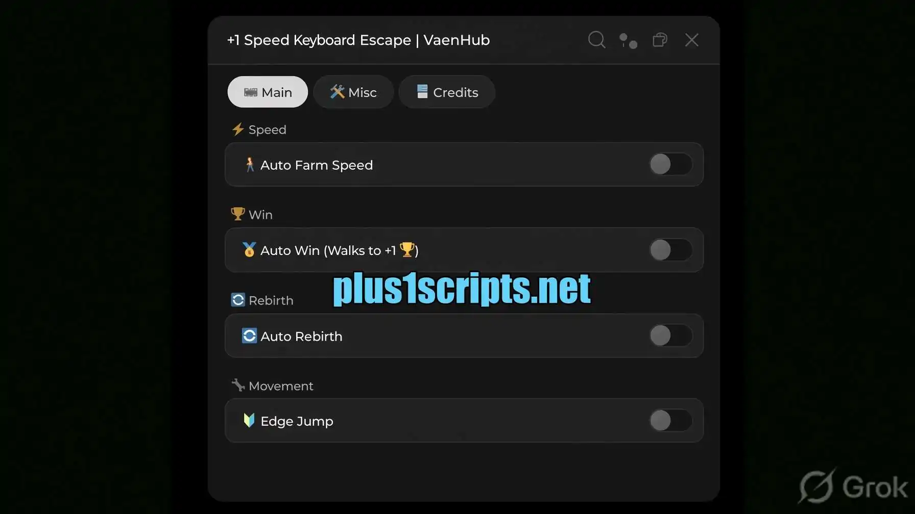 +1 Speed Keyboard Escape Script | Vaenhub (KEYLESS) | Auto Farm