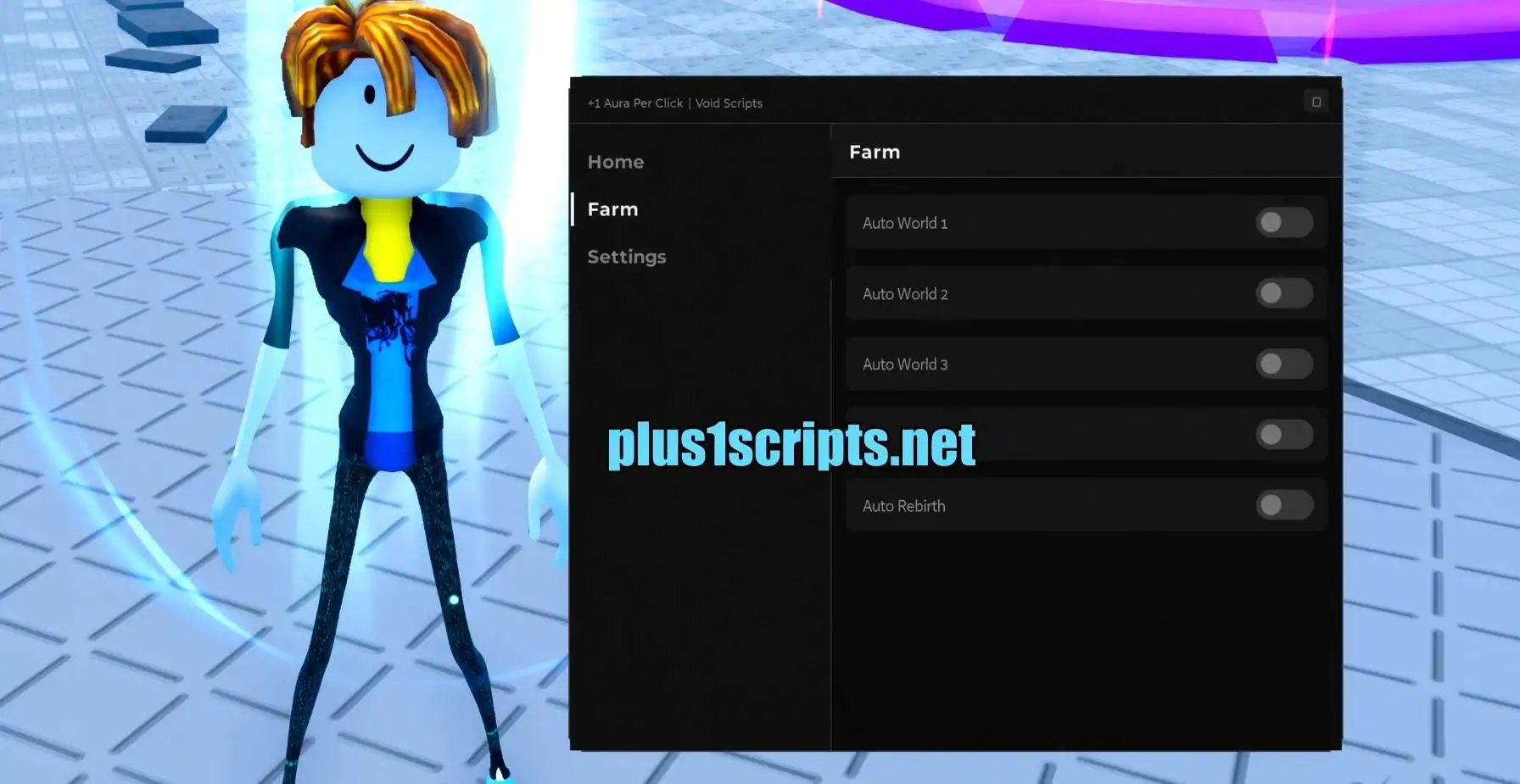 +1 Aura Per Click Script | VoidScriptsDK | Auto Wins