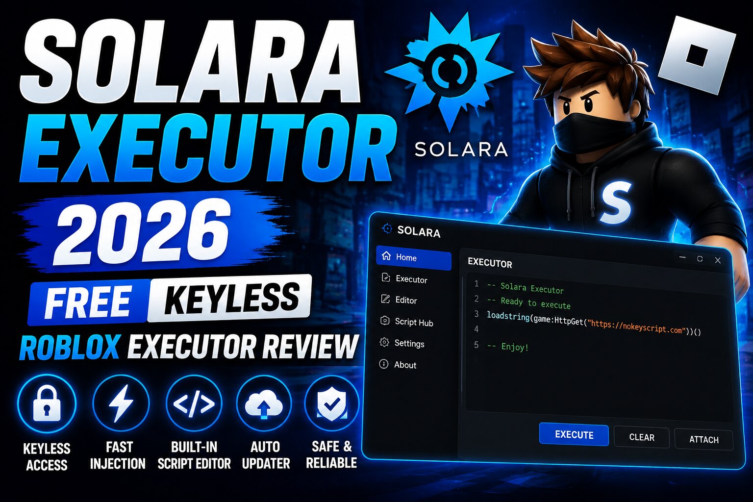 Solara Executor V3 - Best Roblox Script Executor 2026